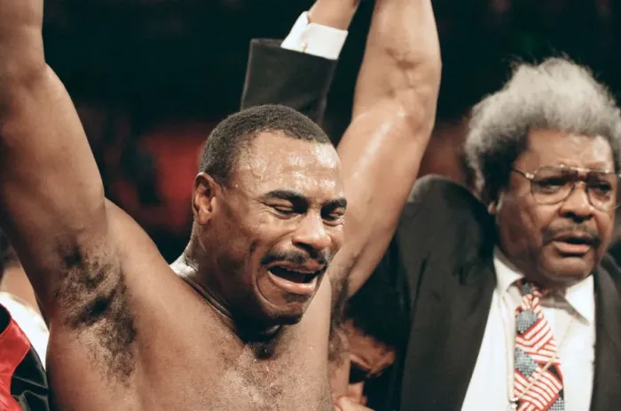 Framed Print : Lennox Lewis vs. Oliver McCall, billed Whose Moment of Glory Framed Print : Lennox Lewis vs. Oliver McCall, billed Whose Moment of Glory