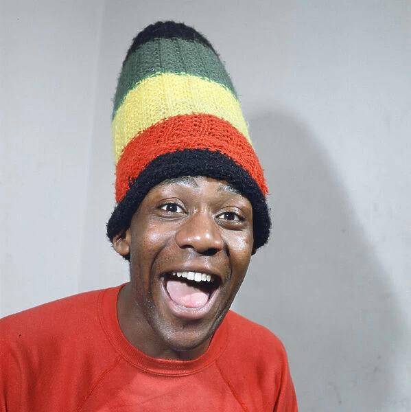 Lenny Henry. Pictured in 1984, wearing his Rastacap