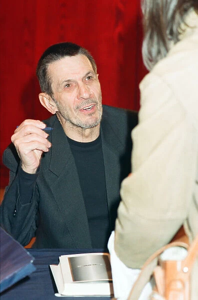 Leonard Nimoy signs copies of his new book at the Hexagon, Reading. 17th November 1995