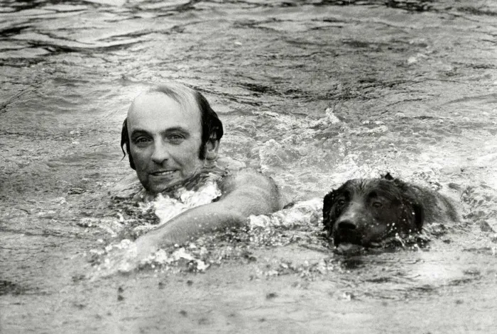 Framed Print : Leslie Nile is a long distance swimmer who plans one day to swim the English channel with Framed Print : Leslie Nile is a long distance swimmer who plans one day to swim the English channel with