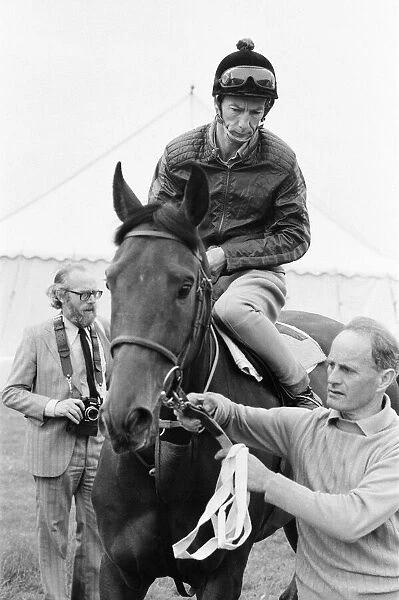 Lester Piggott at Epsom Racecourse, Tuesday 6th June 1978
