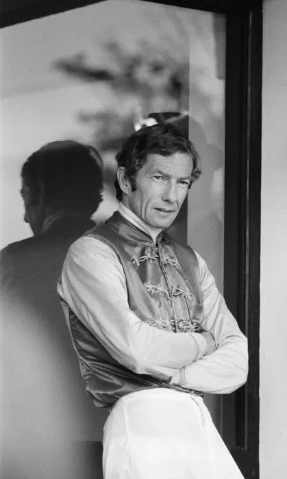Framed Print : Lester Piggott at Goodwood, Tuesday 27th September 1977. Our Picture Shows Framed Print : Lester Piggott at Goodwood, Tuesday 27th September 1977. Our Picture Shows