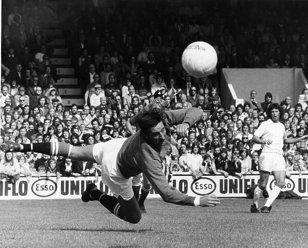 Leyton Orient v Manchester United league match at Brisbane Road August 1974