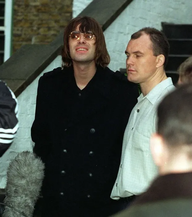 Framed Print : Liam Gallagher lead singer with the pop group Oasis leaves his St Johns Wood home for Framed Print : Liam Gallagher lead singer with the pop group Oasis leaves his St Johns Wood home for