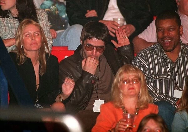 Liam Gallagher of Oasis and his wife Patsy Kensit at The Who concert at Wembley Arena