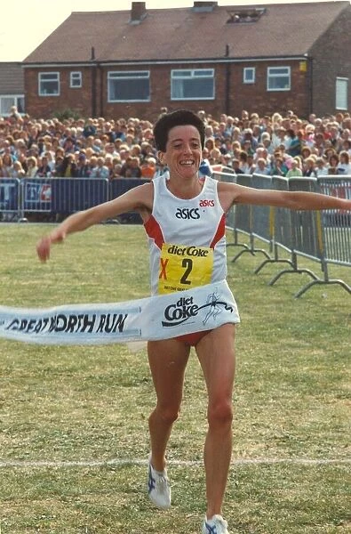 Lib - The Great North Run 16 September 1990 - Womens race winner Rosa Mota