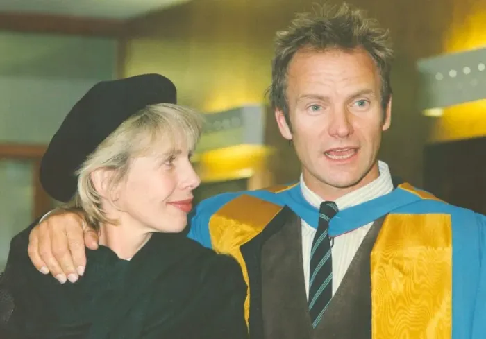 Framed Print : Lib - Singer / songwriter Sting receiving his Honorary Doctorate of Music from Framed Print : Lib - Singer / songwriter Sting receiving his Honorary Doctorate of Music from