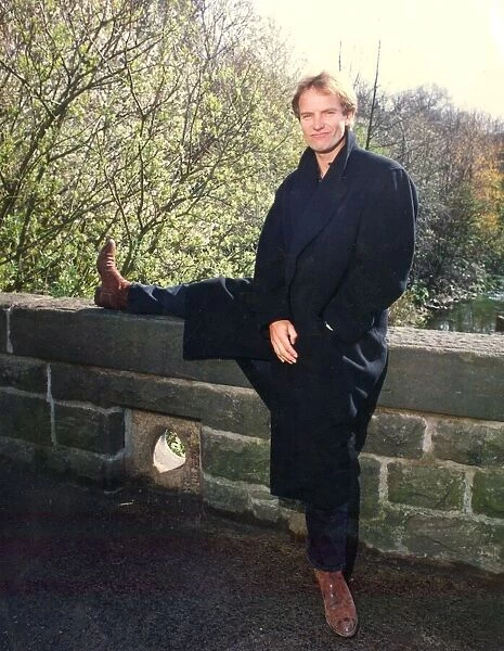 Lib - Singer  /  songwriter Sting takes a break from rehearsals in Jesmond, Newcastle