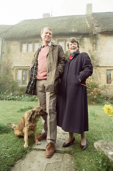Liberal Democrat leader Paddy Ashdown at home in Norton-sub-Hamdon, Somerset