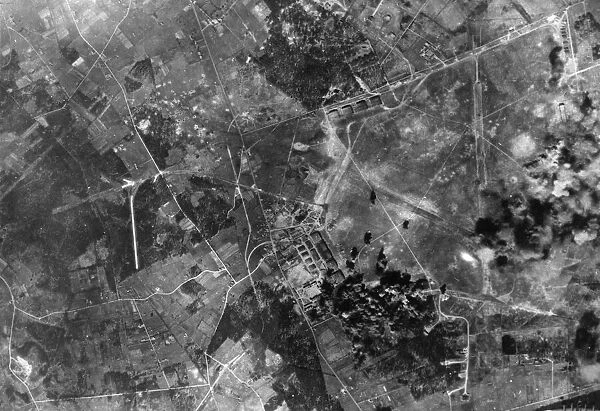 Liberators and Flying Fortresses of the US Eighth Air Force struck at the source of
