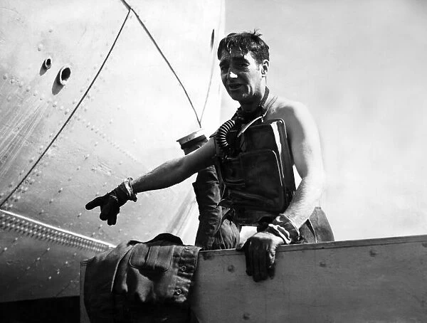 Lieutenant Commander Lionel 'Buster'Crabb of the Royal Navy
