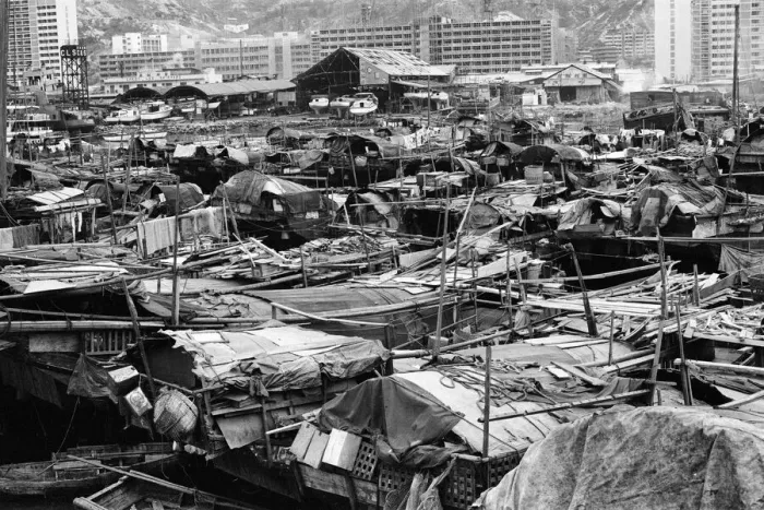 Framed Print : Life in 1960s Colonial Hong Kong, with a rapidly growing population of more than 4
