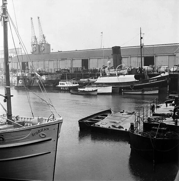 Life at Belfast Docks. 9th October 1963