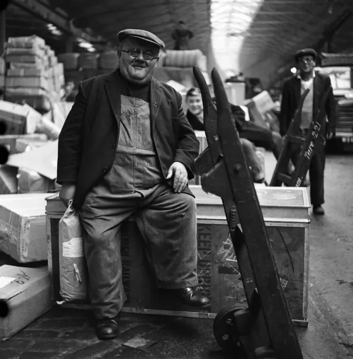 Framed Print : Life at Belfast Docks. 9th October 1963