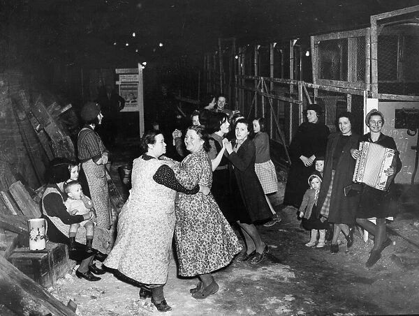 Life goes on as normal for residents of Ramsgate in Kent who take cover from the German