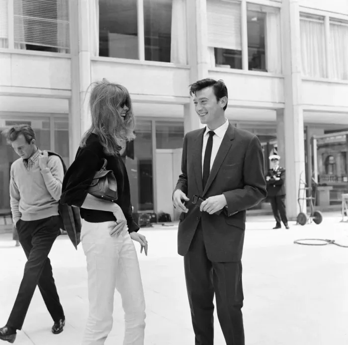 Framed Print : Life at the Top, 1965 film, on location filming around The Economist building in St James