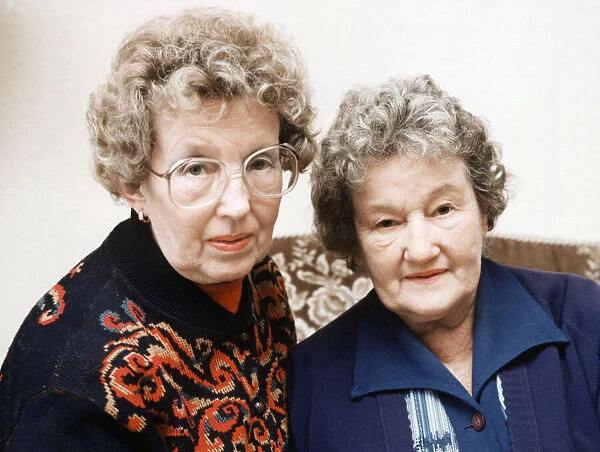 Lifeboatman William Howells sisters. 8th April 1992