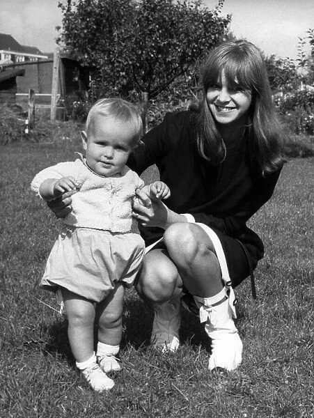 Linda Lawrence with son Julian at their home in Woodley, Berkshire