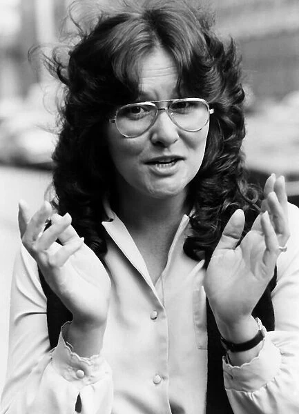 Linda Lovelace April 1981 ex American porn actress turned author A©mirrorpix