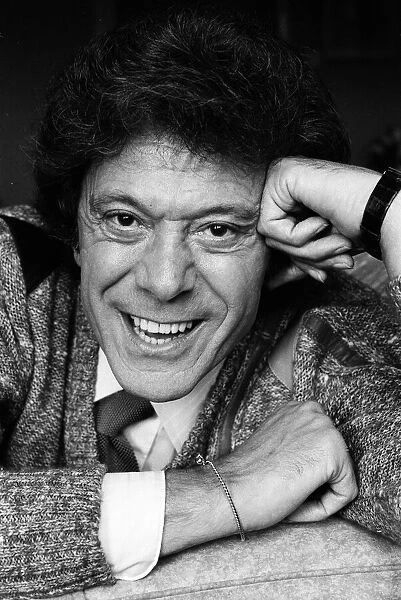 Lionel Blair pictured at home. 19th October 1983