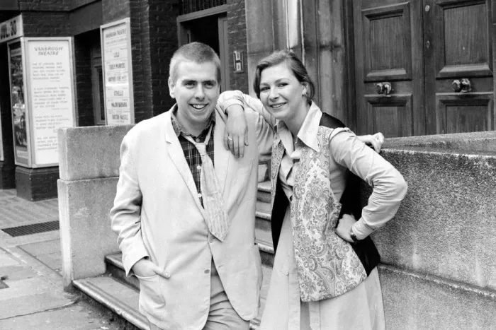 Framed Print : Lisa Tramontin and Tim Spall - August 1978 winners of this years Ronson Awards for