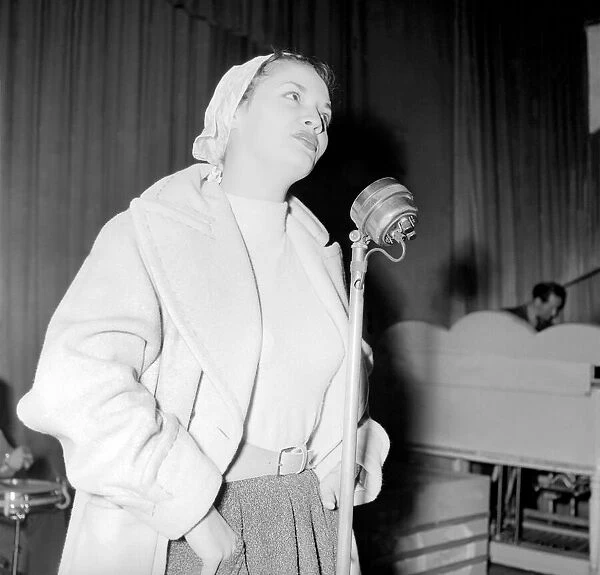 Lita Roza, English Singer, pictured 1957