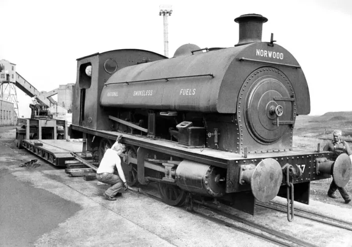 Framed Print : This little 040 tank engine has arrived to double the steam power at the Bowes Railway