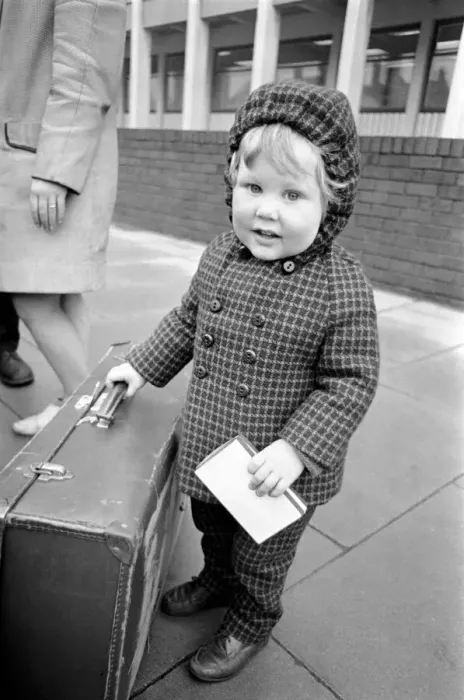 Framed Print : Little boy holding on to a suitcase. November 1969 Z11024-005 Framed Print : Little boy holding on to a suitcase. November 1969 Z11024-005