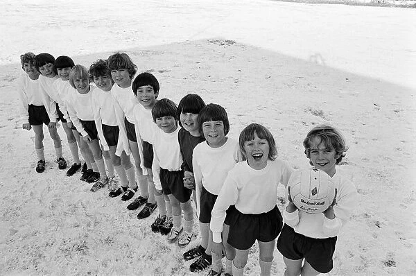 Little Downham Boys Team, made up of 10 year olds from Downham Foeffees Junior School