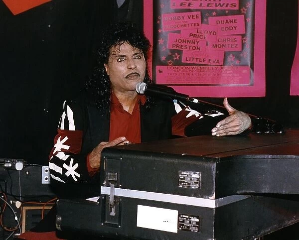 Little Richard at his press conference today at the Orange North End Crescent West London