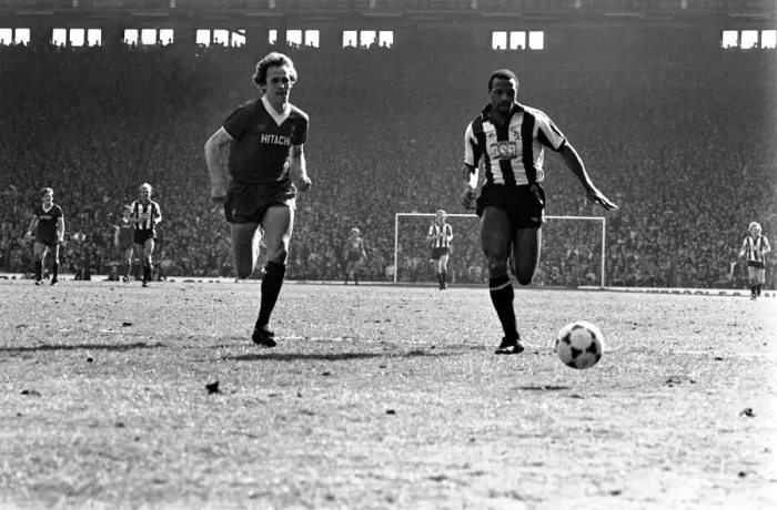 Framed Print : Liverpool 1 v. West Bromwich Albion 0. April 1982 MF06-31-042 Local Caption