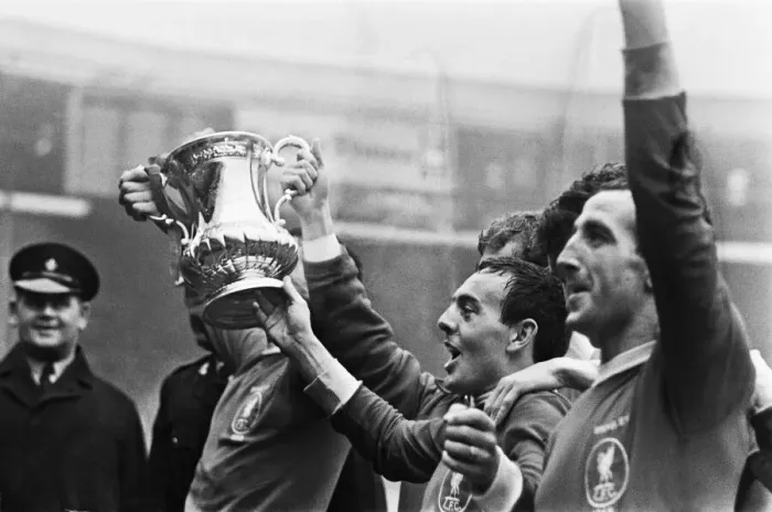 Framed Print : Liverpool 2-1 Leeds United 1965 FA Cup Final. 1st May 1965 (Picture Framed Print : Liverpool 2-1 Leeds United 1965 FA Cup Final. 1st May 1965 (Picture