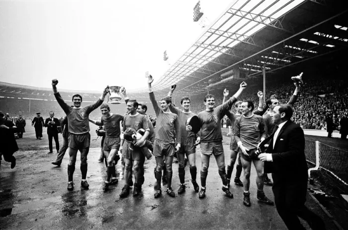 Framed Print : Liverpool 2-1 Leeds United 1965 FA Cup Final at Wembley Stadium, London