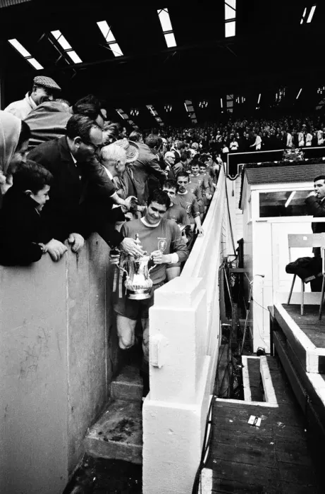 Framed Print : Liverpool 2-1 Leeds United 1965 FA Cup Final at Wembley Stadium