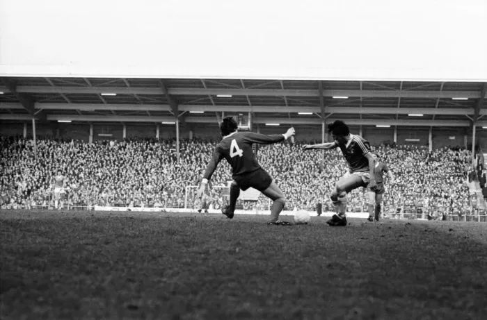 Framed Print : Liverpool 2 v. Birmingham City 2. Division One Football. February 1981 MF01-30-042