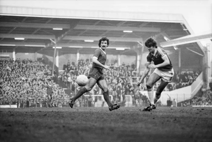 Framed Print : Liverpool 2 v. Birmingham City 2. Division One Football. February 1981 MF01-30-012 Framed Print : Liverpool 2 v. Birmingham City 2. Division One Football. February 1981 MF01-30-012