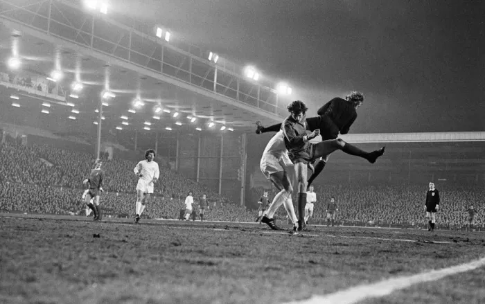Framed Print : Liverpool 3-0 Bayern Munich, Inter-Cities Fairs Cup Quarter-final 1st Leg match