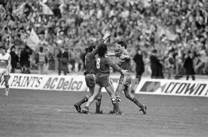 Framed Print : Liverpool 3-1 Everton, FA Cup Final 1986, Wembley Stadium, Saturday 10th May 1986