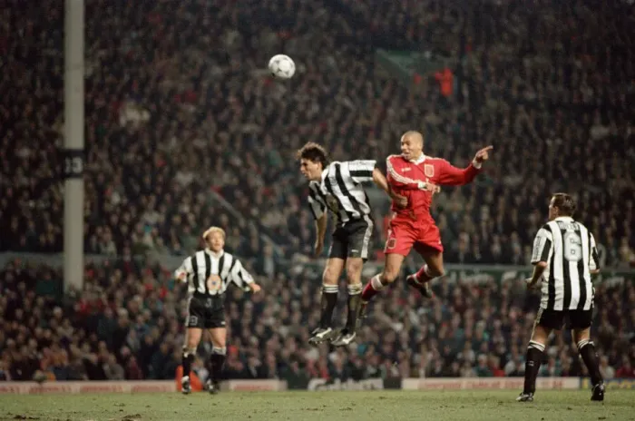 Framed Print : Liverpool 4-3 Newcastle United, premier league match at Anfield, Wednesday 3rd April 1996 Framed Print : Liverpool 4-3 Newcastle United, premier league match at Anfield, Wednesday 3rd April 1996