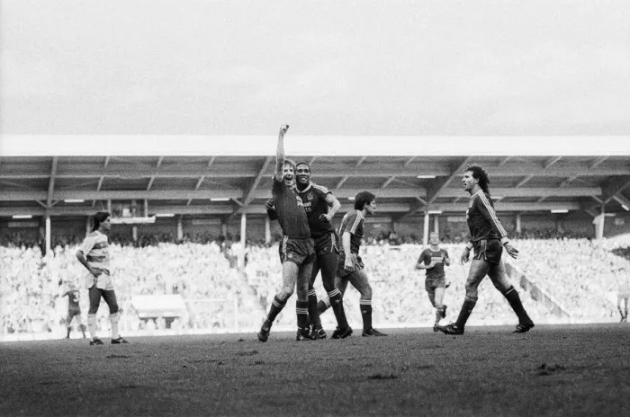 Framed Print : Liverpool 4 Queens Park Rangers 0, Old First Division One game at Anfield Framed Print : Liverpool 4 Queens Park Rangers 0, Old First Division One game at Anfield