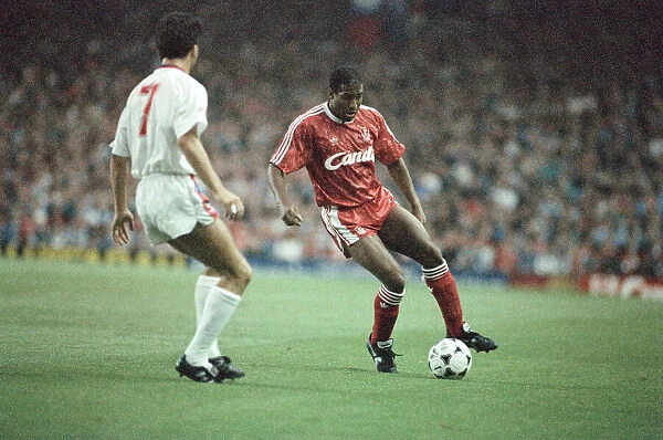 Liverpool 9-0 Crystal Palace, Division One match held at Anfield, Liverpool. John Barnes