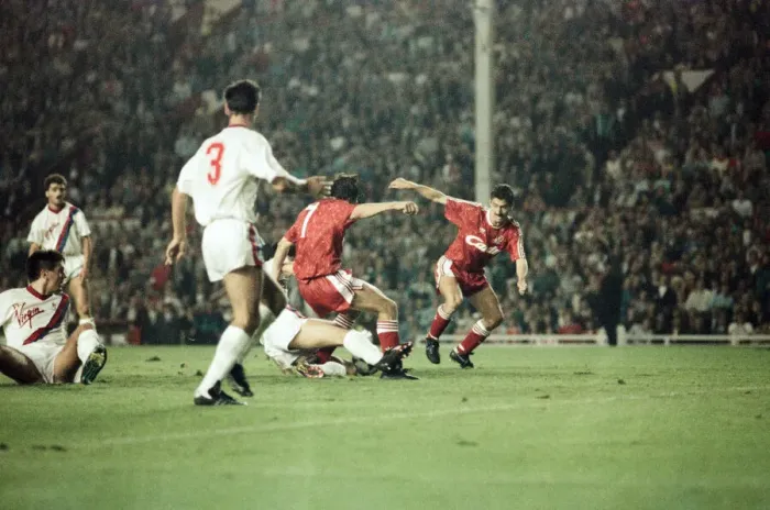 Framed Print : Liverpool 9-0 Crystal Palace, Division One match held at Anfield, Liverpool
