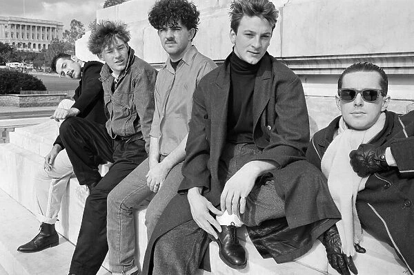 Liverpool band Frankie Goes To Hollywood, at Capitol Hill in Washington during their US
