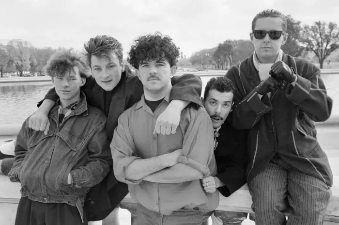 Framed Print : Liverpool band Frankie Goes To Hollywood, at Capitol Hill in Washington during their US Framed Print : Liverpool band Frankie Goes To Hollywood, at Capitol Hill in Washington during their US