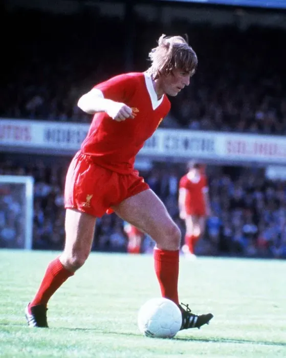 Framed Print : Liverpool FC footballer Kenny Dalglish running and dribbling with the ball Circa Framed Print : Liverpool FC footballer Kenny Dalglish running and dribbling with the ball Circa