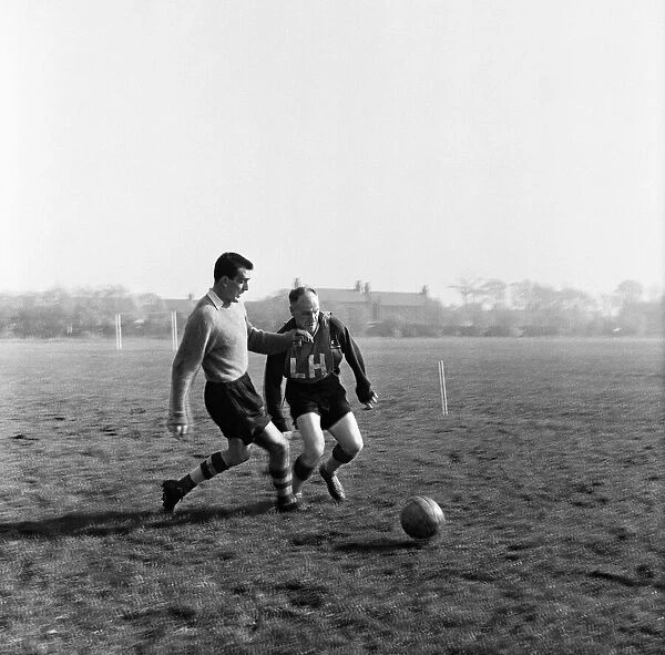 Liverpool Football Club team training at Melwood Drive, West Derby