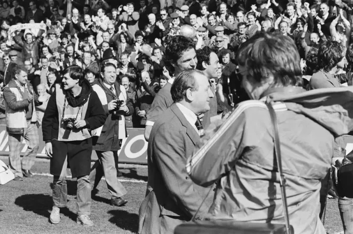 Framed Print : Liverpool Football team celebrate winning the League title after defeating Aston Villa Framed Print : Liverpool Football team celebrate winning the League title after defeating Aston Villa
