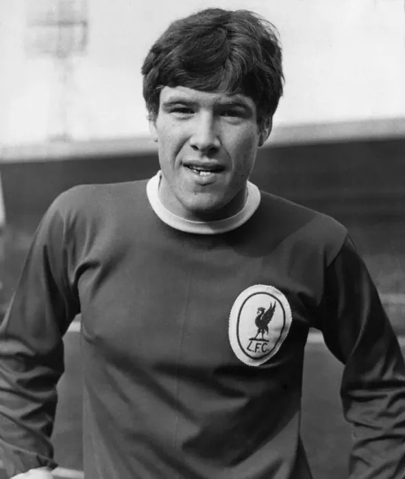 Framed Print : Liverpool footballer Emlyn Hughes in his earlier days. Circa 1967