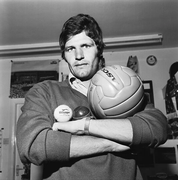 Liverpool footballer John Toshack who has opened a sports store with fellow Liverpool
