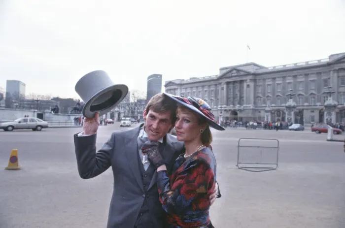 Framed Print : Liverpool Footballer Kenny Dalglish with his wife Marina son Paul Framed Print : Liverpool Footballer Kenny Dalglish with his wife Marina son Paul